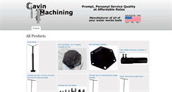 Desktop Screenshot of gavinmachining.com